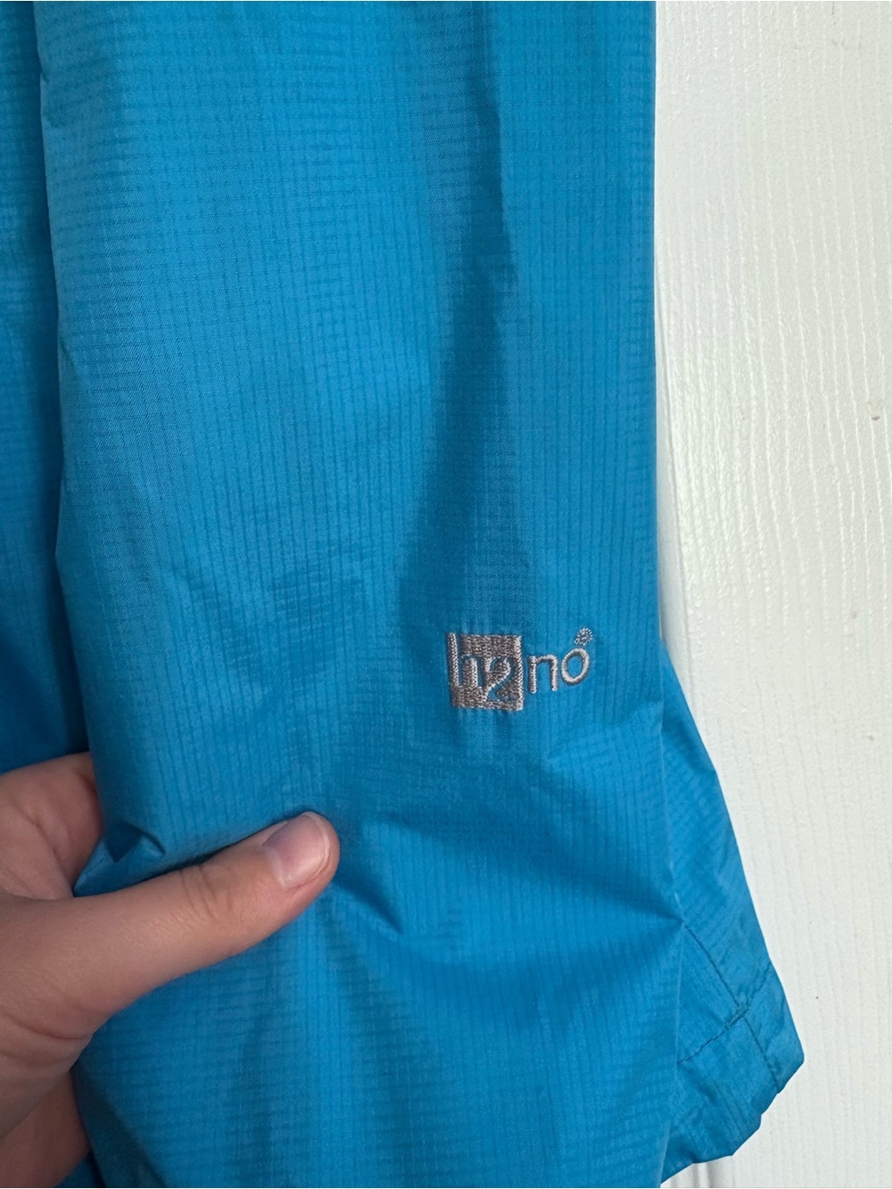 Patagonia Light Blue H2no Rain Jacket Womens Large - Picture 4 of 7